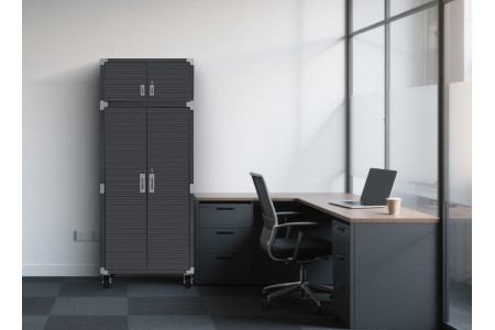 BLACKCOMB 36" wide Stacking cabinet, Graphite